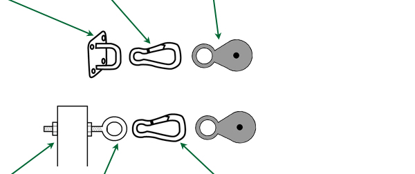 Shade Sail installation diagram