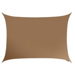 Tende a vela Kookaburra - Rettangolare 5,0m x 4,0m Moka Tessuto Impermeabile