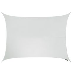 Tende a vela Kookaburra - Rettangolare 5,0m x 4,0m Argento Tessuto Impermeabile