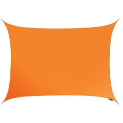 Tenda a Vela Kookaburra per Feste resistente all'acqua - Rettangolare 6,0m x 5,0m - Arancione