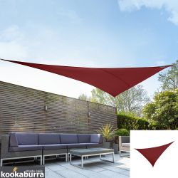 Tende a vela Kookaburra - Triangolo rettangolo 4,2m x 4,2m x 6,0m Vino Tessuto Impermeabile