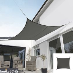 Tende a vela Kookaburra® - Quadrata 5,4 m Carbone Tessuto Impermeabile