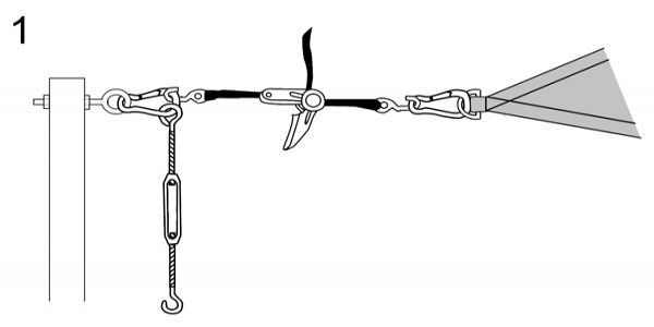 Using a Strap Tensioner - Step 1