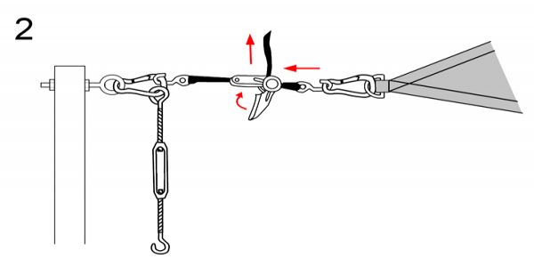 Using a Strap Tensioner - Step 2