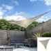 Tenda a Vela Kookaburra® per Feste resistente all'acqua - Triangolare 5 mt - Beige