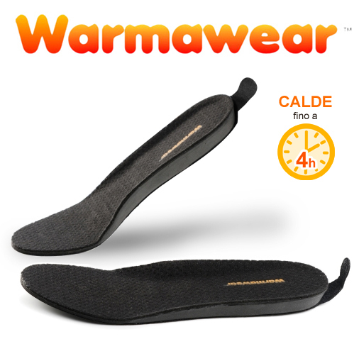 Solette riscaldanti ricaricabili Wireless Warmawear