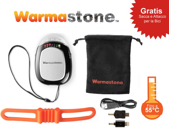 Warmastone™ 4 in 1 - Scaldamani, Torcia, Caricabatterie e Luce per Bici