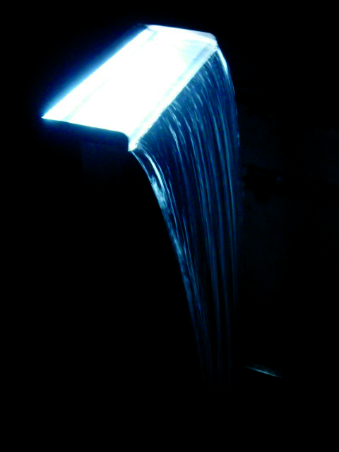 Kit luce LED Blu per Fontana a cascata in acciaio inox, 90cm
