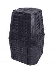 Compostiera modulare in plastica nera - da 850L