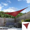 Tende a vela Kookaburra® - Triangolare 3,6 m Vino Tessuto Impermeabile