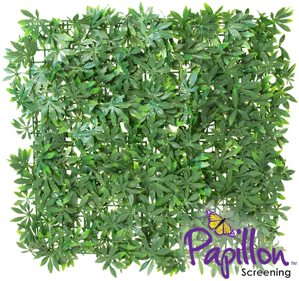 Pannello di Siepe artificiale di Acero Verde 50x50cm  - della Papillon™ - confezione da 8 pz.- 2m²