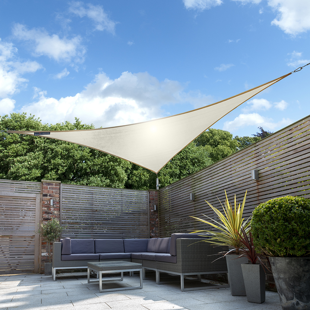 Premium Breathable 3m Triangle Ivory Sail Shade - Exclusively by Kookaburra®