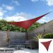 Tende a vela Kookaburra® - Triangolare 3,6 m Vino Tessuto Impermeabile