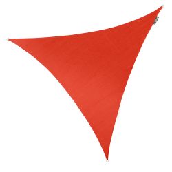Tende a vela Kookaburra per feste- Triangolare 5 mt Rosso Traspirante Intrecciata (185g)
