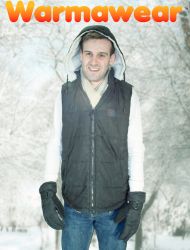 Gillet con capuccio da uomo - Warmawear™