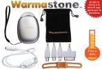 Warmastone™ riserva di energia ricaricabile scaldamani/torcia/luce per bici/caricabatteria per telefono