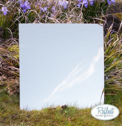 Specchio da giardino acrilico Oro Quadrato Piccolo 60cm x 60cm - della Reflect™