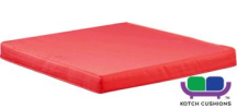 Cuscino rosso della Kotch 45cm x 45cm - 5cm di spessore