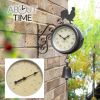 Orologio con galletto e campanella a doppio quadrante con termometro - About Time™