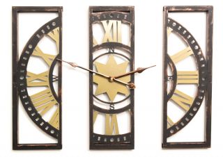 Orologio da giardino in tre sezioni in metallo 40cm - About Time™