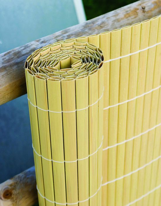 Paravento in canna di Bamboo Artificiale - Rotolo da 4 metri X 1.0 metro