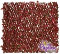 Siepe Artificiale in Acero Rosso con traliccio di salice estensibile 1 x 2m - della Papillon™