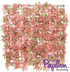 Pannello di Siepe artificiale di Acero Rosso 50x50cm  - della Papillon™ - confezione da 16 pz.- 4m²