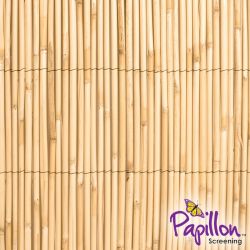 Pannello di recinzione in canne spesse di bambù naturale  4m x 1.5m - della Papillon™