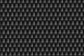 Pannello di recinzione artificiale in rattan Ondulato color nero 1.0m x 1.0m - della Papillon™