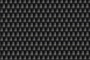 Pannello di recinzione artificiale in rattan Ondulato color nero 1.0m x 1.0m - della Papillon™