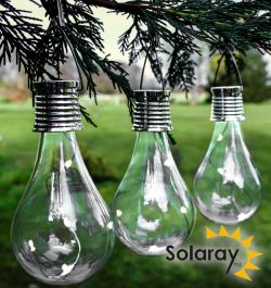 Luci decorative ad energia solare da giardino confezione da 3 - da Solaray™