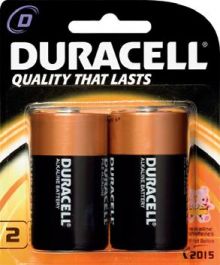 Batterie Duracell tipo D - box da 2