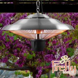 1.5kW IP24 Lampada riscaldante elettrica da patio a infrarossi alogena a sospensione in acciaio inossidabile della Firefly™