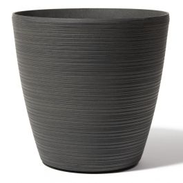Fioriera da 50cm forma conica color grigio spazio