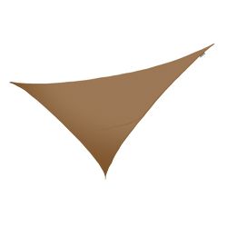 Tende a vela Kookaburra - Triangolo rettangolo 4,2m x 4,2m x 6,0m Moka Tessuto Impermeabile