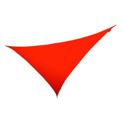 Tende a vela Kookaburra - Triangolo rettangolo 4,2m x 4,2m x 6,0m Rosso Tessuto Impermeabile