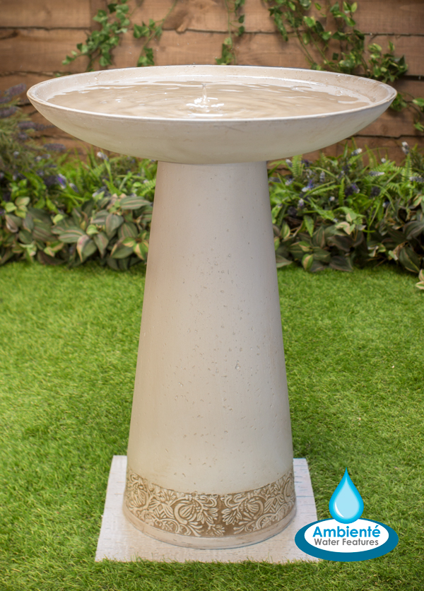 Fontana per uccellini Arcas in Fibrecotta 64cm - da Ambienté™