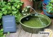 35cm Frog Solar Ceramic Water Feature by Solaray