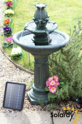 Fontana solare per uccellini Dunmore H72cm - da Solaray™