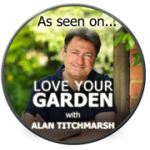 Come visto su Love Your Garden con Alan Titchmarsh