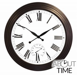 Orologio gigante per esterni - "Marrone Antico" - 69cm - About Time™