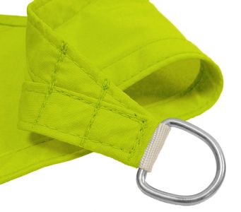 Tende a vela Kookaburra® - Triangolare 5 mt Verde limone Tessuto Impermeabile