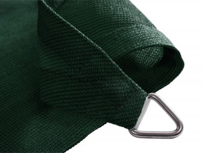 Tende a vela Kookaburra® per feste- Quadrata 3,6 m Verde Traspirante  Intrecciata (185g)