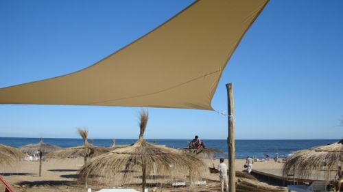 Tende a vela Kookaburra® - Triangolare 3 m Sabbia Tessuto Impermeabile