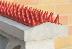 Brick Strip - striscia di 4 file di spine per muretti, recinzioni e staccionate